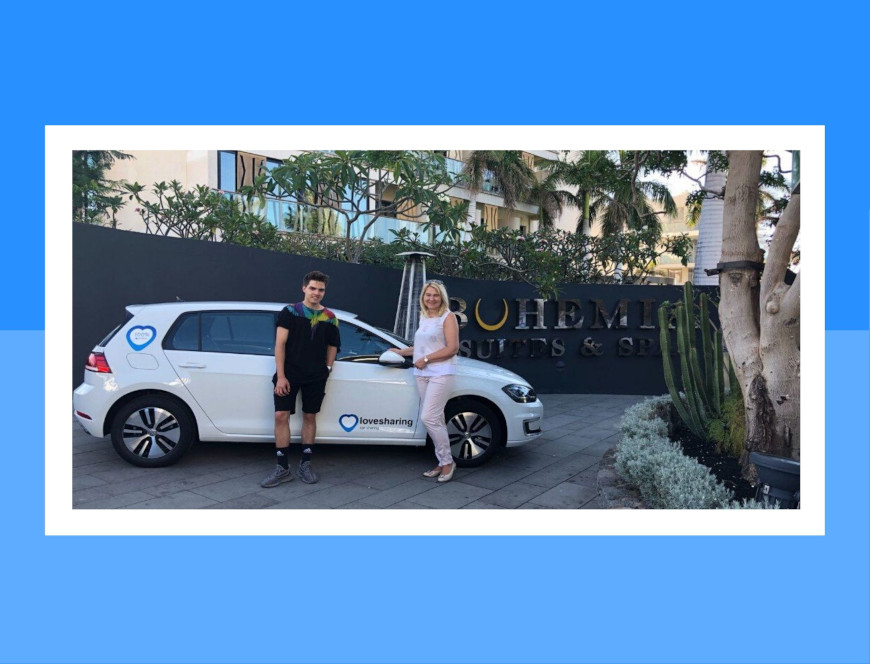 El primer alquiler de e-Golf en Canarias