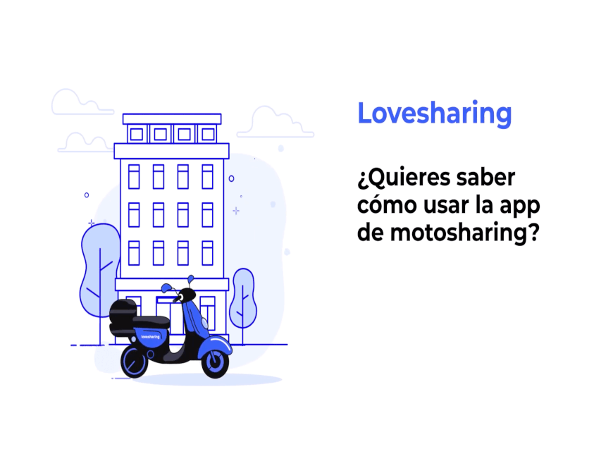 Cómo funciona la app de motosharing