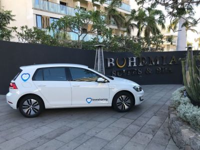 El primer alquiler de e-Golf en Canarias