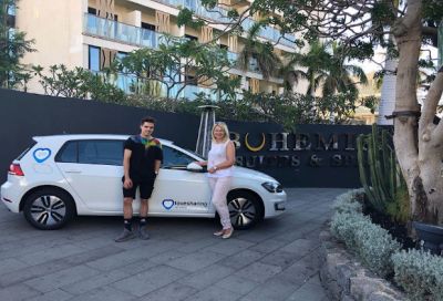 El primer alquiler de e-Golf en Canarias