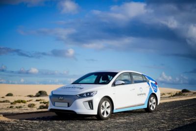 Lanzarote acoge la caravana de los eléctricos